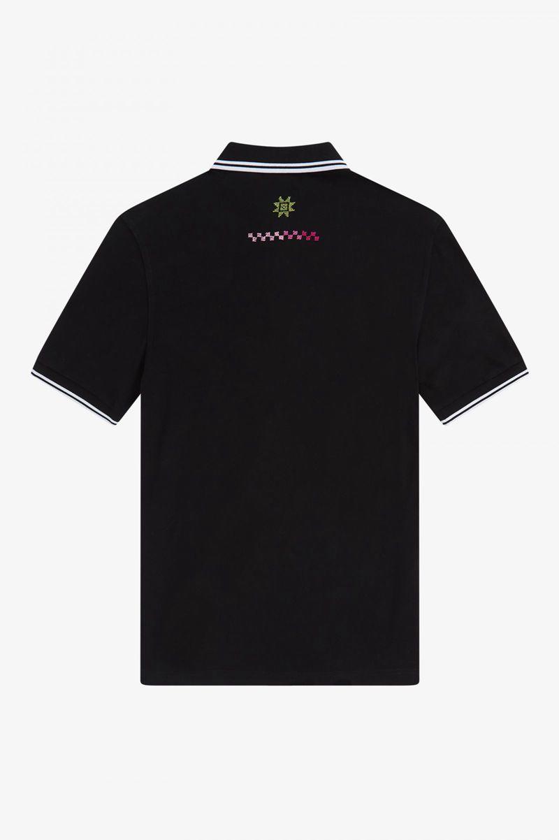 Black Fred Perry SM3180 Men's Polo Shirts | PH 1481JPQJ